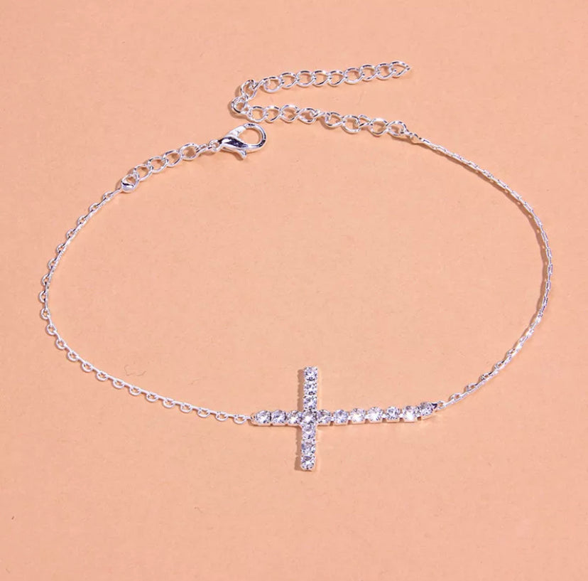 Cross Anklet