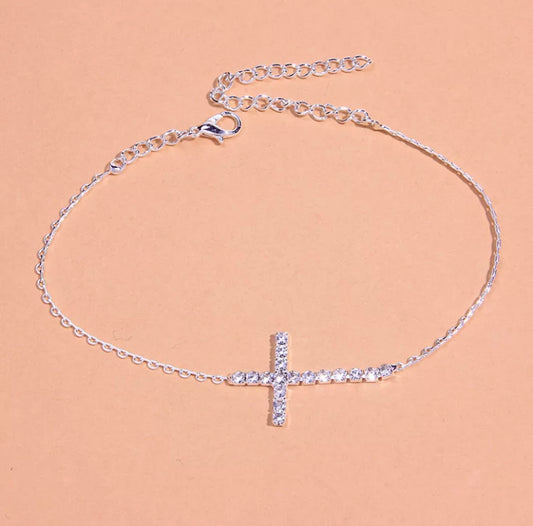 Cross Anklet