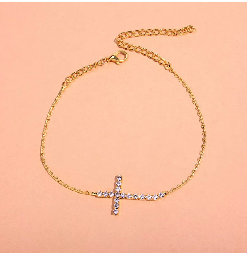 Cross Anklet