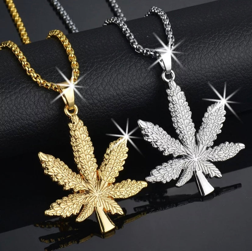 Hemp Leaf Necklace