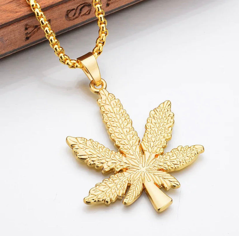 Hemp Leaf Necklace