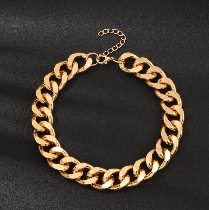 Retro Thick Chain Necklace