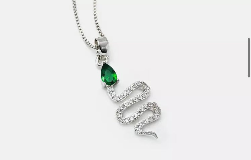 Snake Necklace & Earring Set