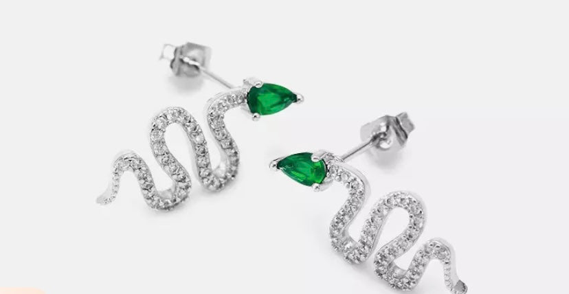Snake Necklace & Earring Set